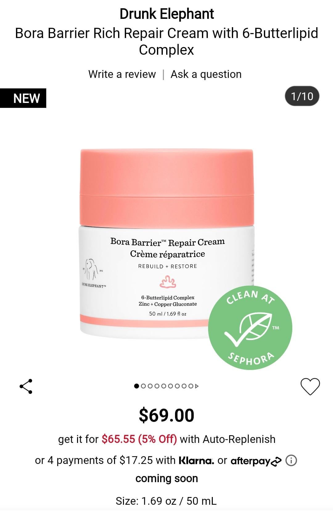 Sephora, Drunk Elephant, New Release, Coming Soon Bora Barrier Repair