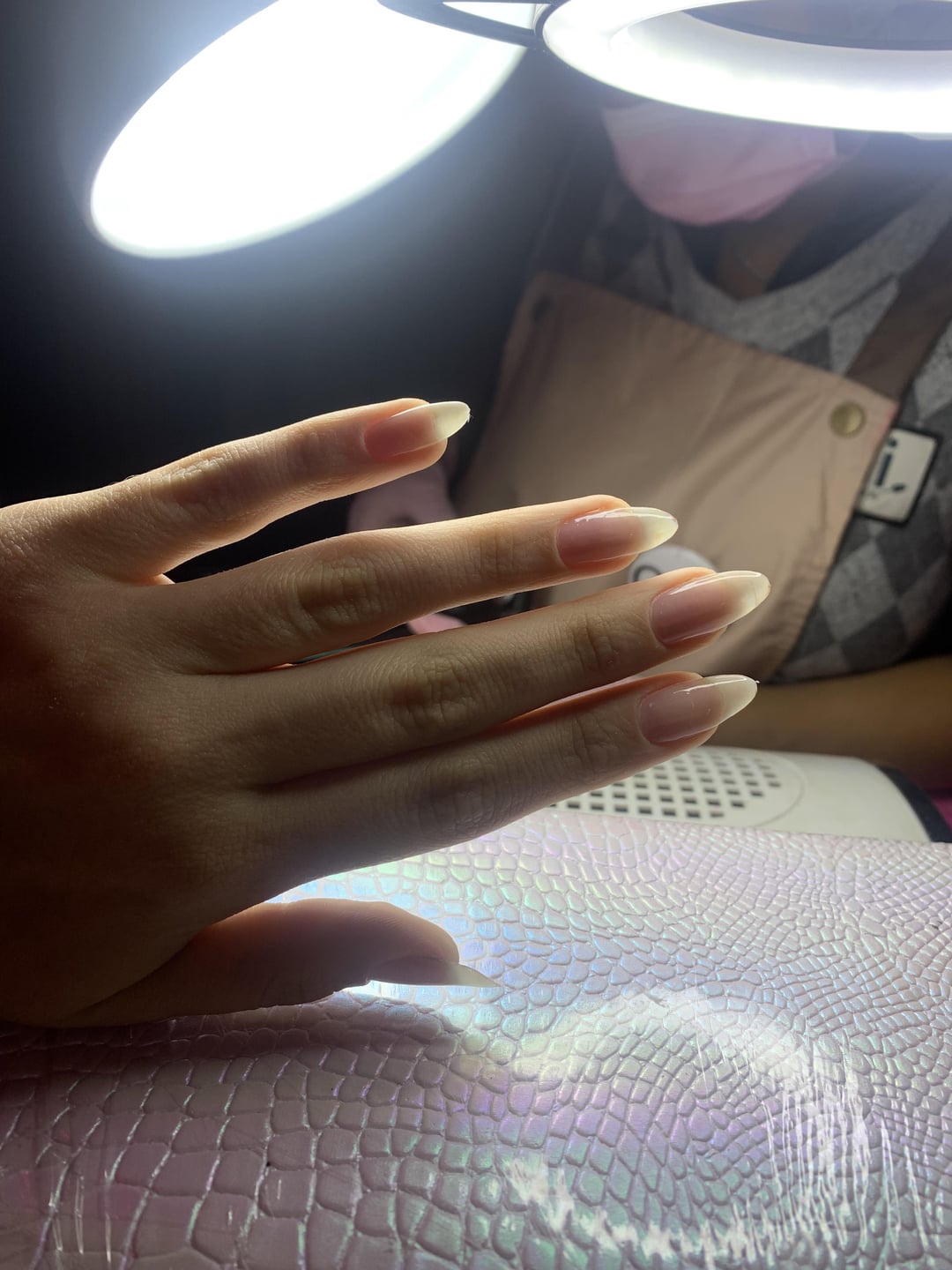 After a long time I removed the capping and this is how my natural nails look today, I love them